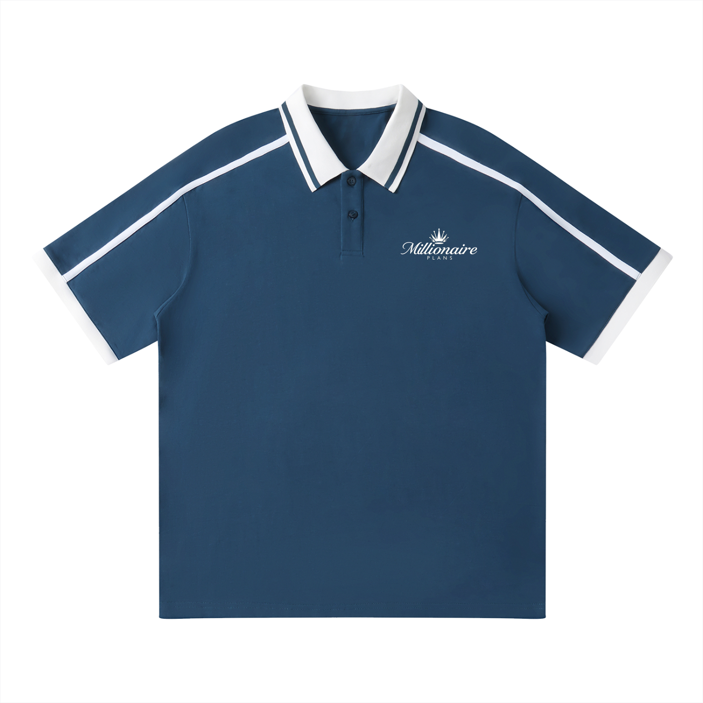 MP Unisex Contrast Piping Polo Shirt