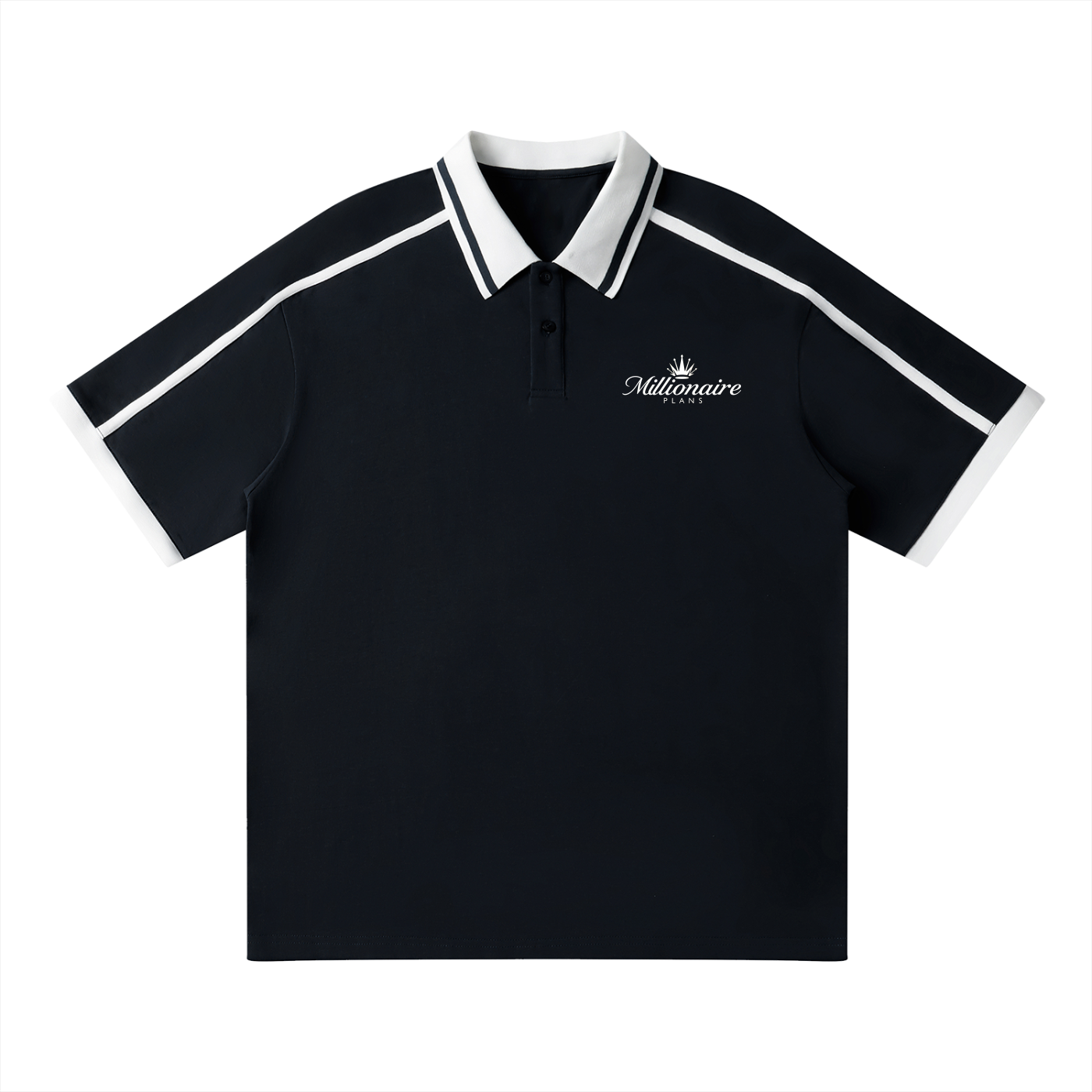 MP Unisex Contrast Piping Polo Shirt