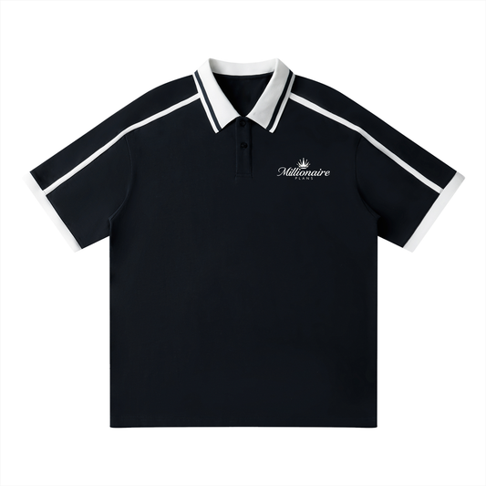 MP Unisex Contrast Piping Polo Shirt