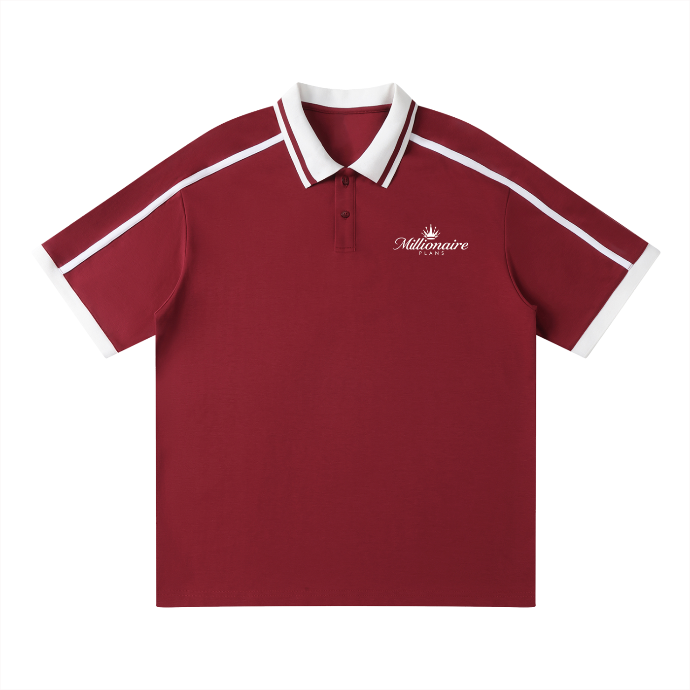MP Unisex Contrast Piping Polo Shirt