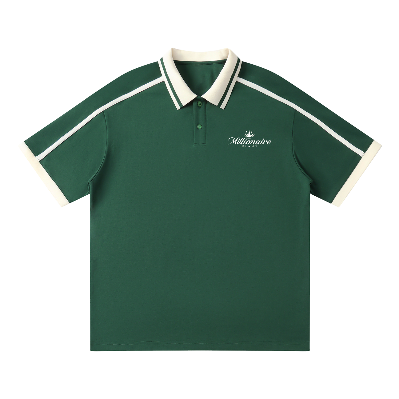 MP Unisex Contrast Piping Polo Shirt