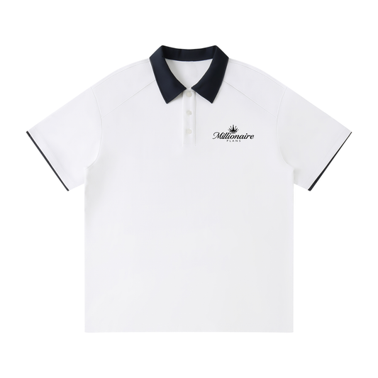 MP Contrast Collar Raglan Polo Shirt